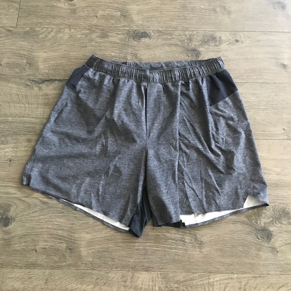 Lululemon Surge Short 6” Liner Heather Grey Large